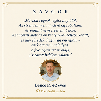 Bence P., 42 eves - ellenorzott vasarlo velemenye