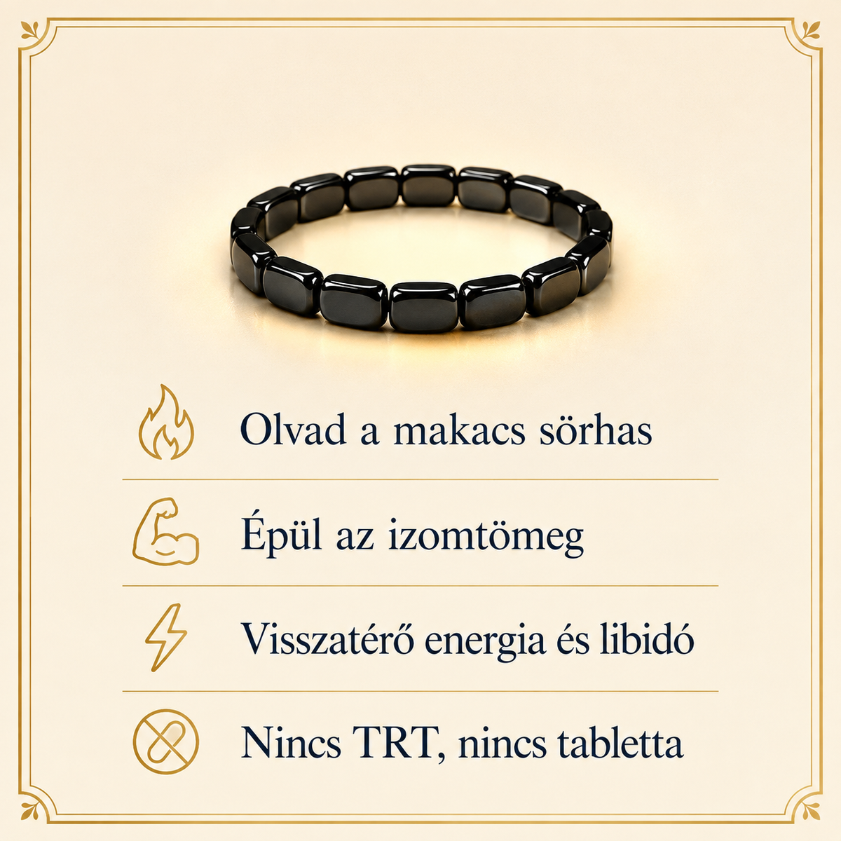 Olvad a makacs sorhas, epul az izomtomeg, visszatero energia es libido, nincs TRT