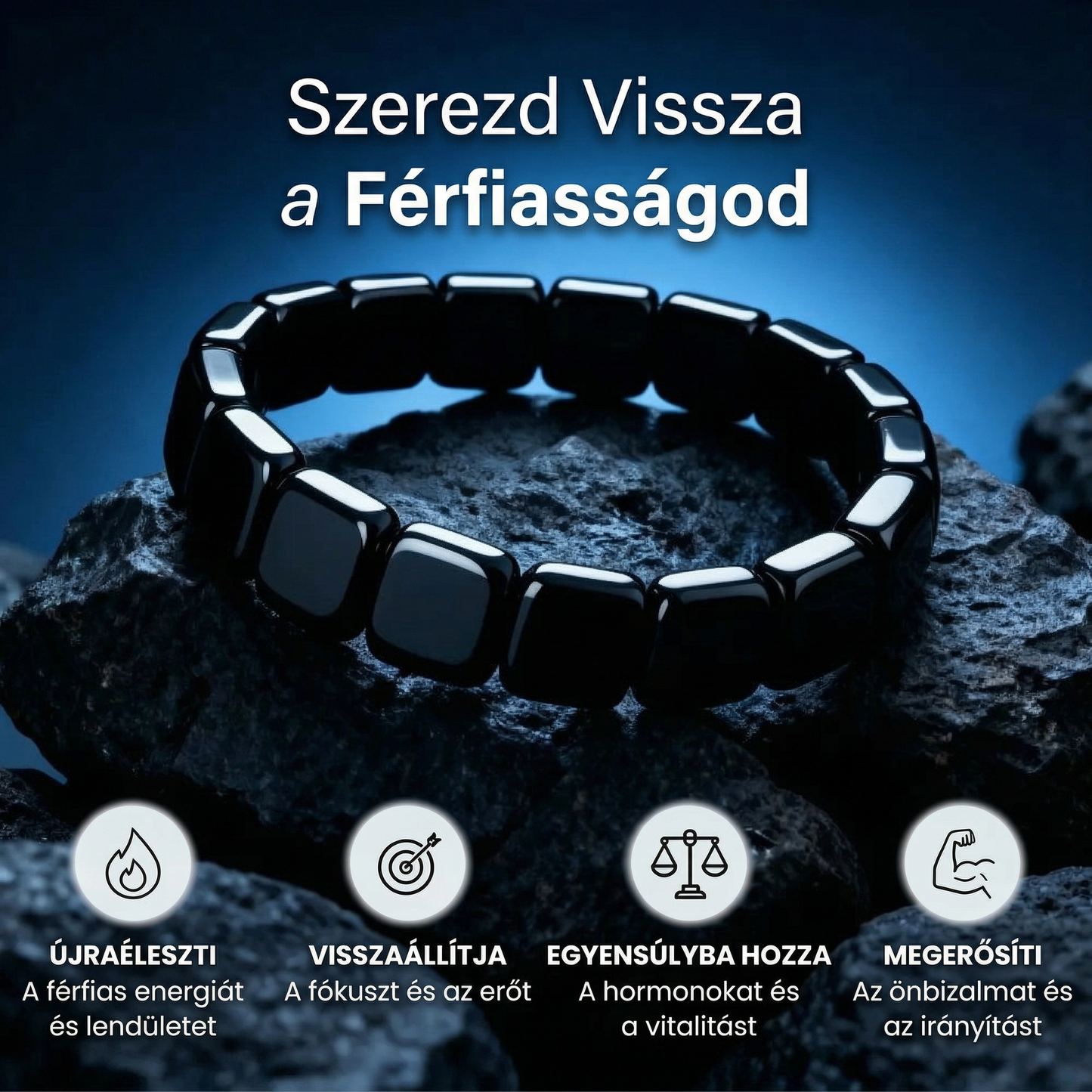 ZAVGOR® Hematit Karkötő